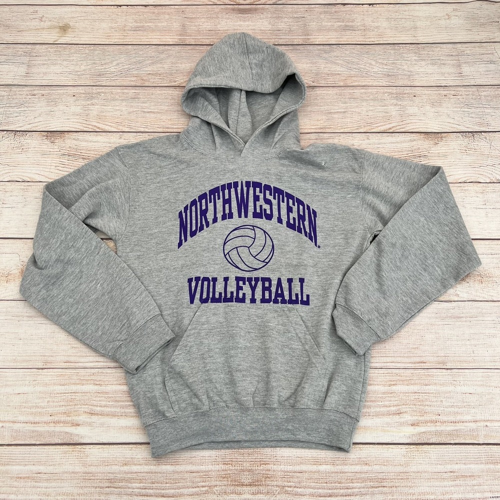 MV Sport Northwestern Hoodie Sweatshirt Sport Men's Junior Large Pullover Cotton